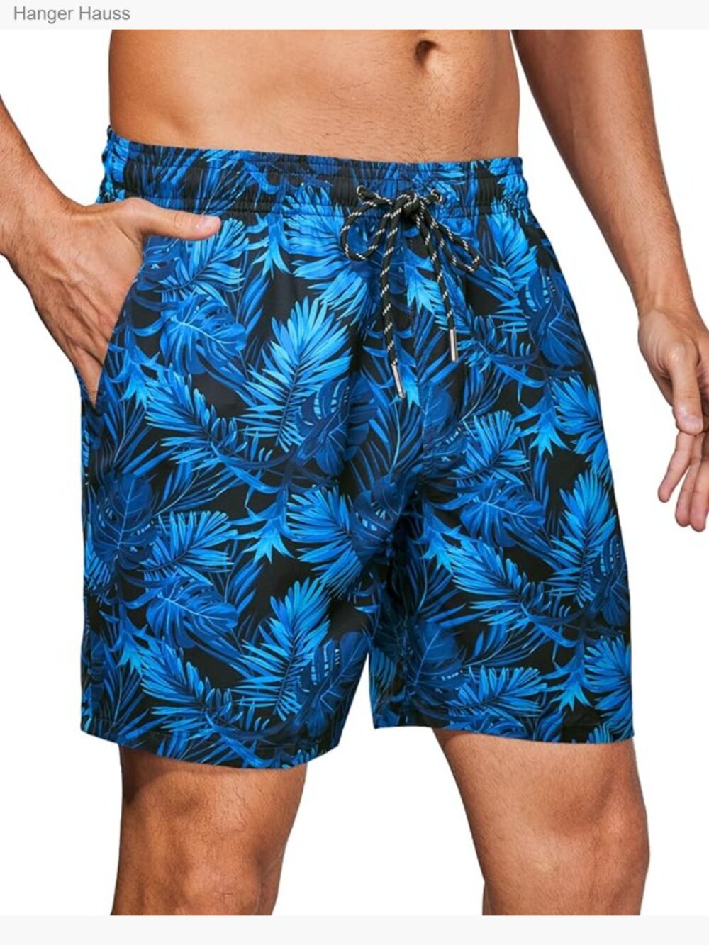 7" Mens Swim Trunks Mesh Liner Quick Dry Drawstring Stretch Swimwear